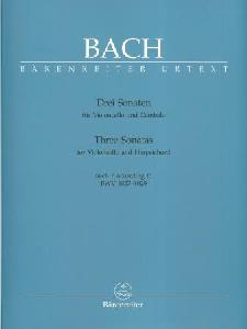 VCP BACH SONATAS (3) BWV 1027 - 1029