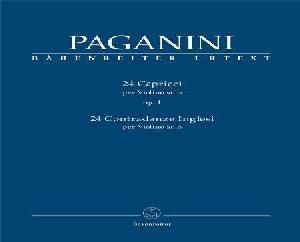 V PAGANINI CAPRICHOS (24) OP.1 CONTRADANZE INGLESI