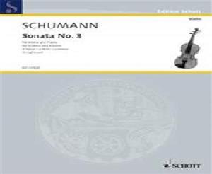 VP SCHUMANN SONATA N.3 LAm OP. POSTUMO VIOLIN Y PIANO 