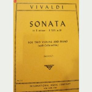 2VP VC VIVALDI SONATA MIm F.XIII N.18 *OFERTA*