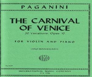 VP PAGANINI Carnevale Di Venezia Op. 10(Francescatti)