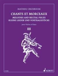 VP CRICKBOOM CHANTS ET MORCEAUX V.3