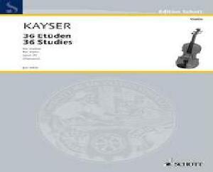 V KAYSER 36 ESTUDIOS VIOLIN OP.20