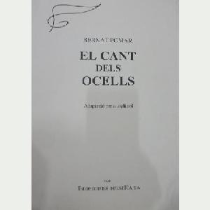 V BERNAT POMAR EL CANT DELS OCELLS PARA VIOLIN SOLO