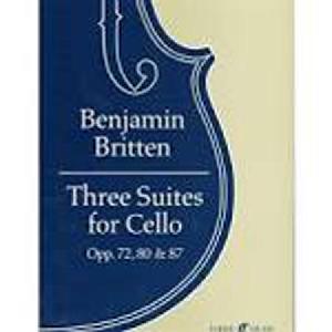 VC BRITTEN 3 SUITES VIOLONCELLO OP.72/80/87 *OFERTA*