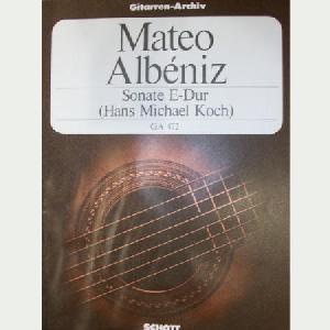 GUIT MATEO ALBENIZ SONATA MI M GUITARRA  *OFERTA*