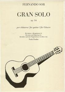 GUIT FERNANDO SOR GRAN SOLO OP.14 *OFERTA*