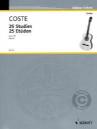 GUIT COSTE 25 ESTUDIOS PARA GUITARRA OP.38 