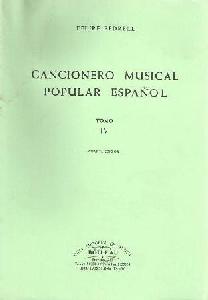 MV PEDRELL CANCIONERO MUSICAL POPULAR ESPAÑOL 4 