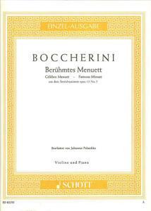 VP BOCCHERINI CELEBRE MINUETO OP.13 Nº 5 *OFERTA*