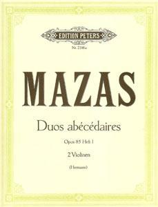 2V MAZAS PEQUEÑOS DUOS PARA 2 VIOLINES OP.85 V.1 *OFERTA*