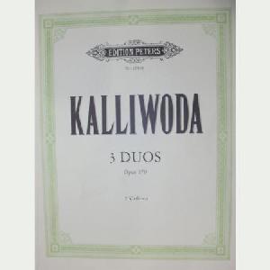 2V KALLIWODA 3 DUOS OP.179 *OFERTA*