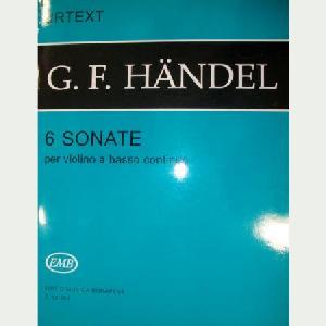 VP HANDEL SONATAS (6) BUDAPEST OP.1 *OFERTA*