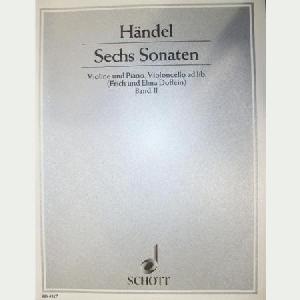 VP VC HANDEL SONATAS (6) VOL.2 SCHOTT *OFERTA*