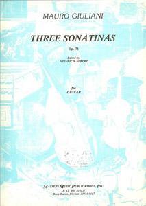 GUIT GIULIANI 3 SONATINAS OP.71 GUITARRA *OFERTA*