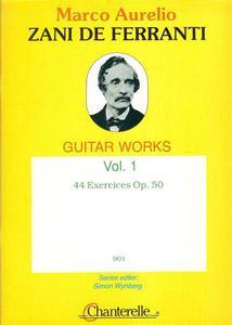 GUIT ZANI DE FERRANTI WORKS V.1 OP.50 44 EJERCICIOS *OFERTA*