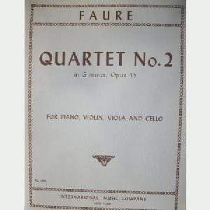 CAM FAURE CUARTETO Nº2 OP.45 SOL m *OFERTA*