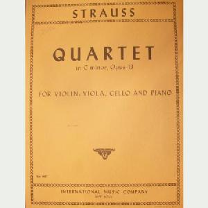 CAM STRAUSS CUARTETO DO m OP.13  *OFERTA*