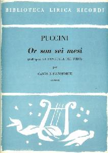 CRP PUCCINI - OR SON SEI MESI (FANCIULLA DEL WEST) *OFERTA*