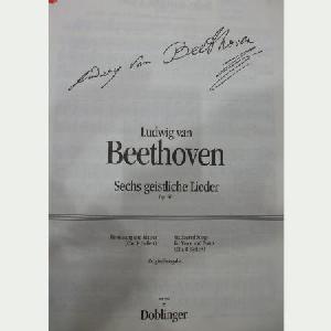 PV BEETHOVEN 6 CANCIONES SAGRADAS OP.48 VOZ Y PIANO *OFERTA