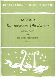 OP V/S GOUNOD DIO POSSENTE DIO D AMOR (FAUST) *OFERTA*