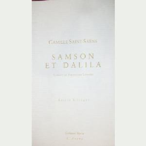 LIB SAINT SAENS SAMSON ET DALILA