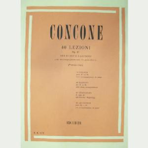 CRP CONCONE 40 LECCIONES OP.17 PARA BAJO/BARITONO *OFERTA*